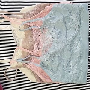 Sofra pastel Bralette 4 piece lot